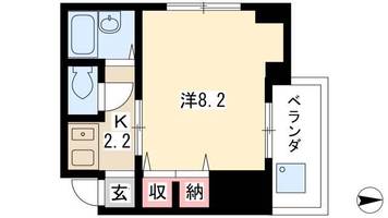 アルバステージ大須502の間取り