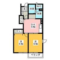 メゾン桜Ⅱの間取り