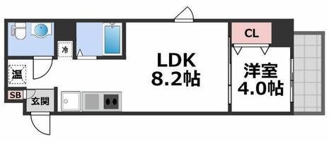 パークモダン高井田の間取り