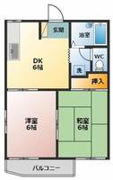タウニィ吉川 A202の間取り