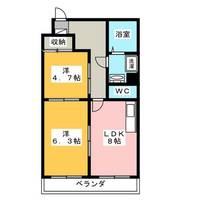 ヴューラ桜山の間取り