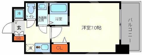 フォーリアライズ阿波座ウエストの間取り