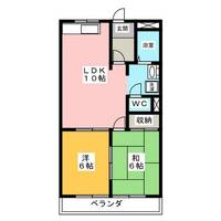 明豊ハイツA棟の間取り