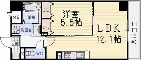 物件の間取り画像