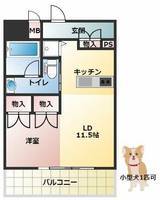 アーデンタワー南堀江の間取り