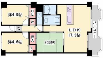 物件の間取り画像