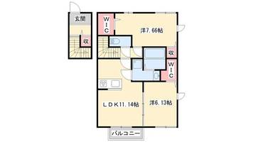 物件の間取り画像