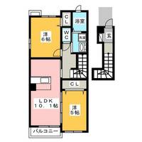 フィオーレⅡの間取り