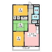 ハイツ岡村の間取り