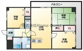 フローラルコートの間取り