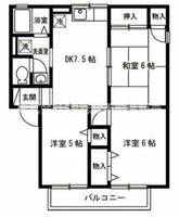 ディアコートS A棟の間取り