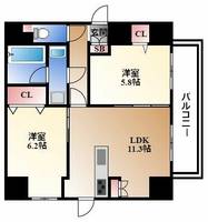 物件の間取り画像