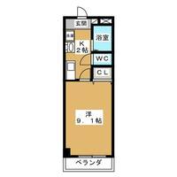 竹の山シールドハイツの間取り