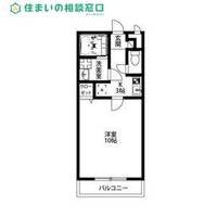 愛知県岡崎市上佐々木町字伝左(アパート)の賃貸物件の間取り