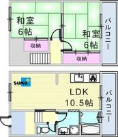 物件の間取り画像