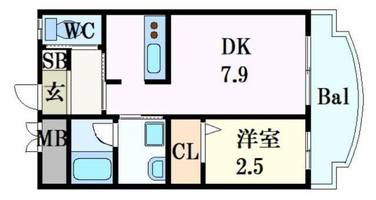 物件の間取り画像