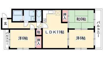物件の間取り画像