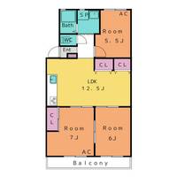 物件の間取り画像
