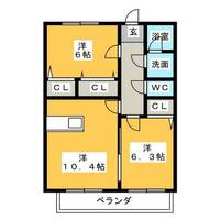 グレースコート豊山の間取り
