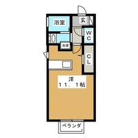 愛知県豊橋市平川本町1丁目(アパート)の賃貸物件の間取り