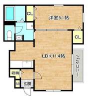 Defi小路の間取り