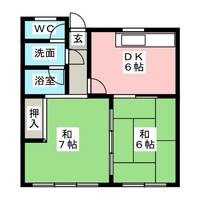 愛知県一宮市今伊勢町馬寄字郷浦(一戸建)の賃貸物件の間取り