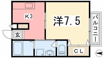 ハイツセイリュウ101の間取り