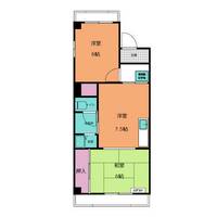 パレス西尾の間取り