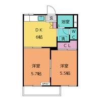 ハイツサンシャイン N棟の間取り