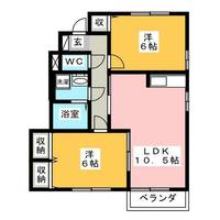 メルシー寿・幸Dの間取り