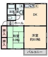 カルム青山 B棟の間取り