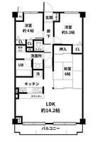 リーガル堺の間取り