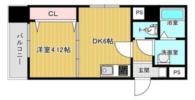 京都府宇治市広野町西裏(マンション)の賃貸物件の間取り