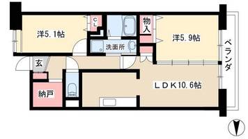 物件の間取り画像