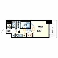 プレサンス東三国エンブレイスの間取り