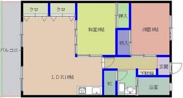物件の間取り画像