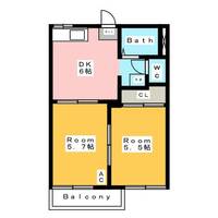 ファミール赤松の間取り