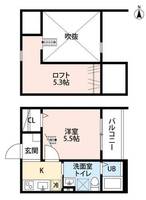 CielBleu志賀本通(シエルブルー志賀本通)の間取り