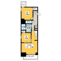 プレサンスTHE久屋大通レジェンドの間取り