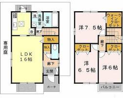 物件の間取り画像
