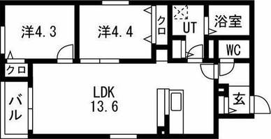 物件の間取り画像