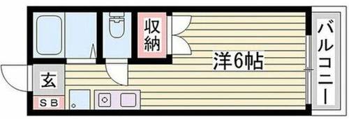 兵庫県姫路市網干区津市場(アパート)の賃貸物件の間取り