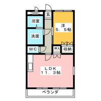 ルミナスハイム神川の間取り