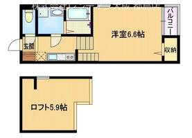 大阪府大阪市旭区高殿6丁目(アパート)の賃貸物件の間取り