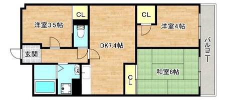 物件の間取り画像