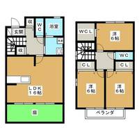 カーサ和合 B棟の間取り