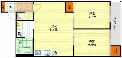 物件の間取り画像