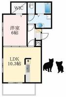 大阪府和泉市阪本町(アパート)の賃貸物件の間取り