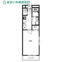 愛知県岡崎市大平町字市木(アパート)の賃貸物件の間取り