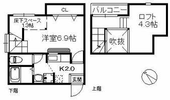 物件の間取り画像